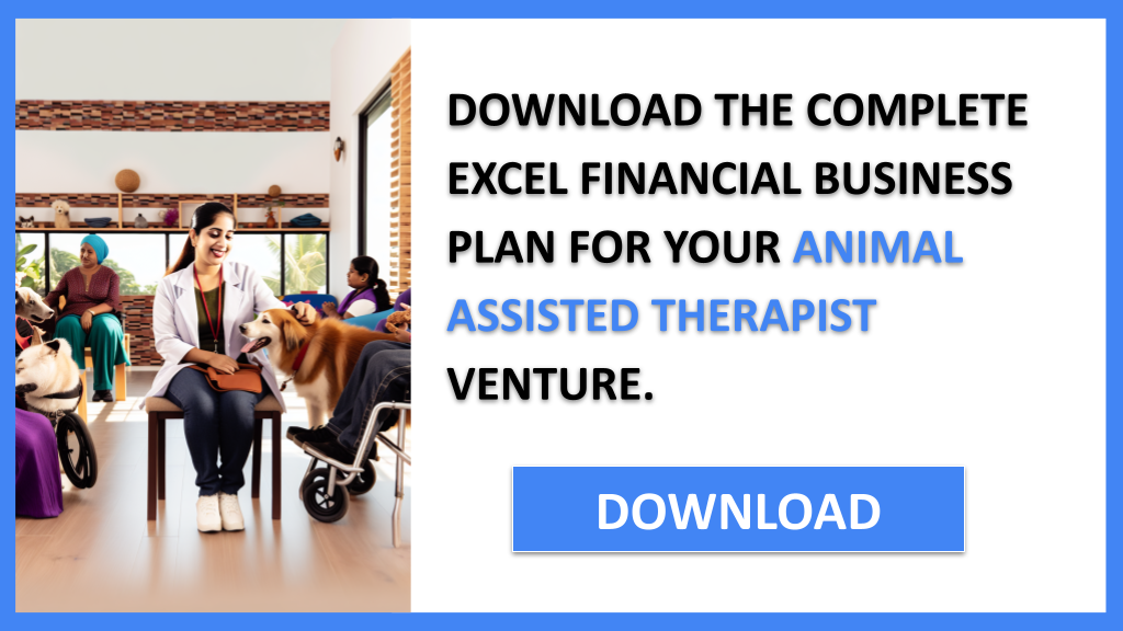 Business Plan Example for Animal Assisted Therapist - Animal Assisted Therapist Financial Plan- CTA2