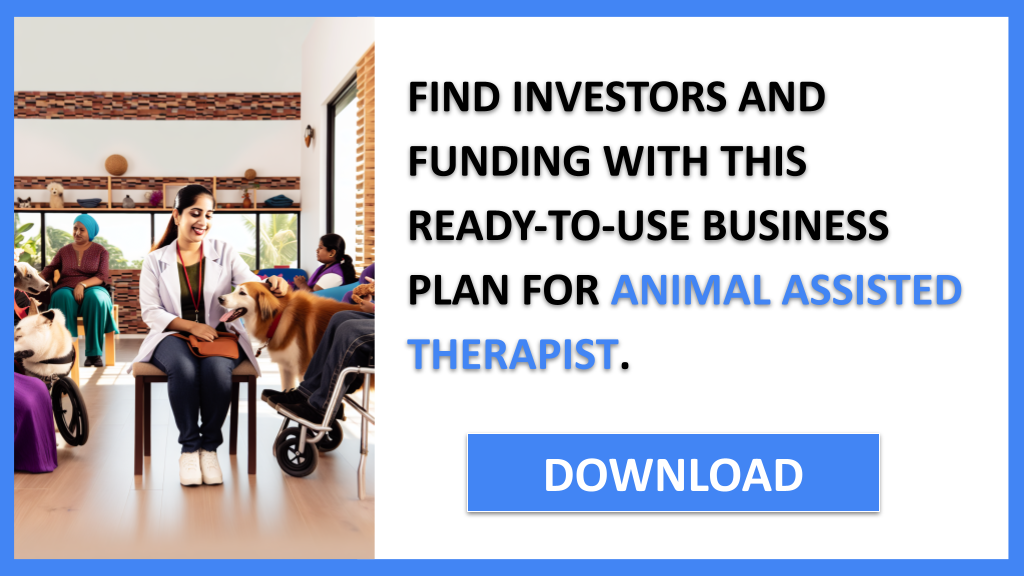 Business Plan Example for Animal Assisted Therapist - Animal Assisted Therapist Funding Options- CTA3