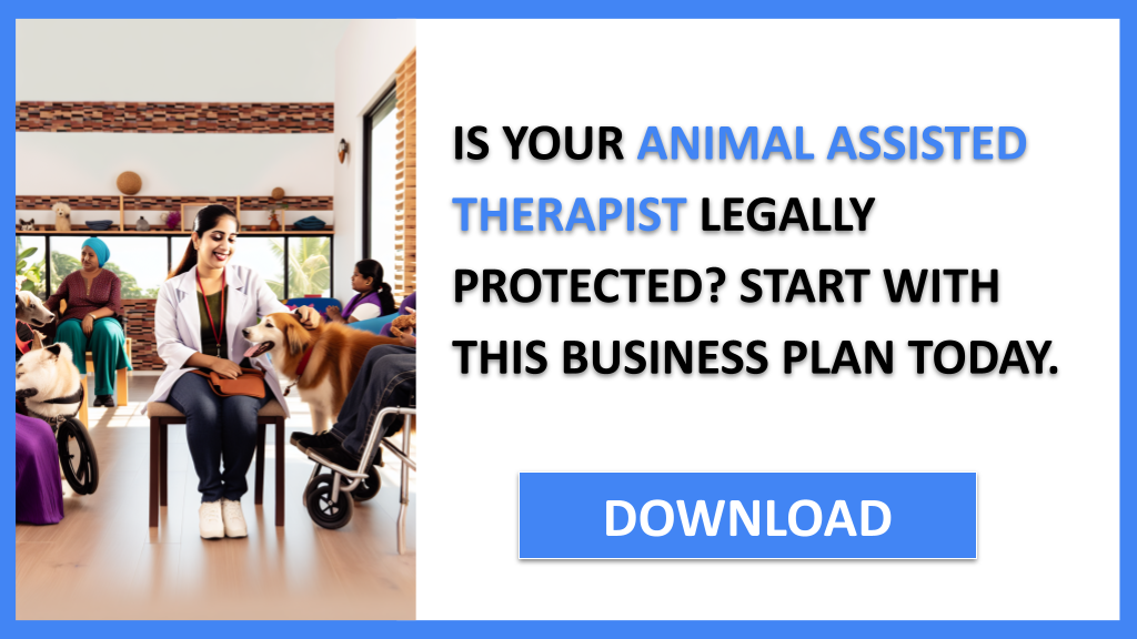 Business Plan Example for Animal Assisted Therapist - Animal Assisted Therapist Legal Considerations- CTA1