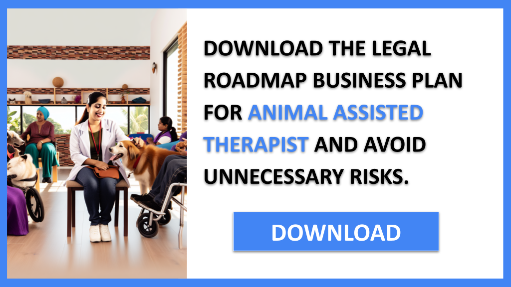 Business Plan Example for Animal Assisted Therapist - Animal Assisted Therapist Legal Considerations- CTA2