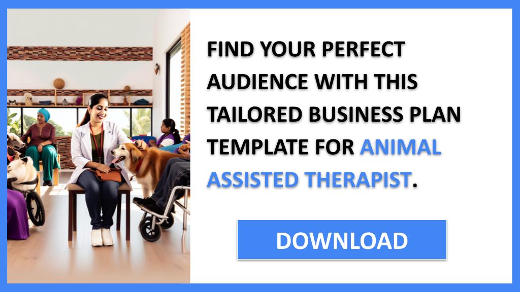 Business Plan Example for Animal Assisted Therapist - Animal Assisted Therapist Customer Segments- CTA2