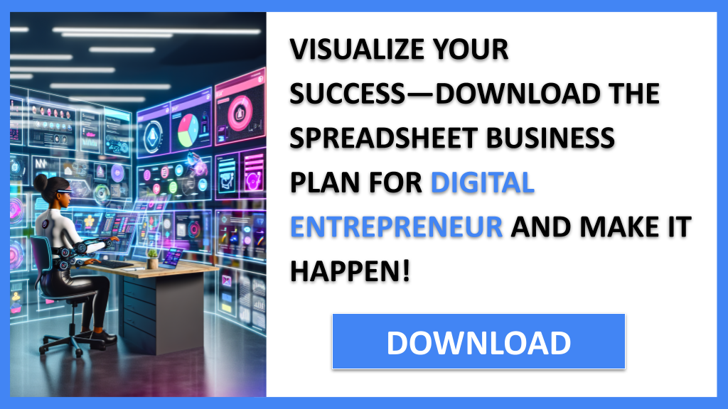Business Plan Example for Digital Entrepreneur - Digital Entrepreneur Business Plan- CTA3