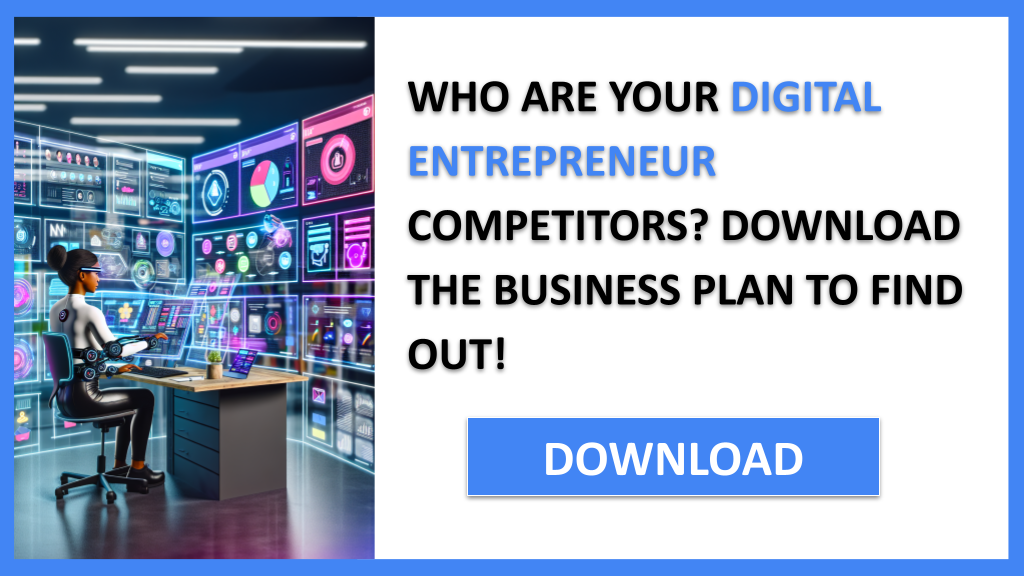 Business Plan Example for Digital Entrepreneur - Digital Entrepreneur Competition Study- CTA1