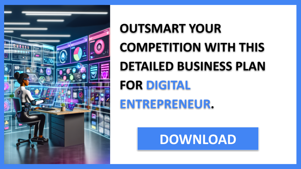 Business Plan Example for Digital Entrepreneur - Digital Entrepreneur Competition Study- CTA3