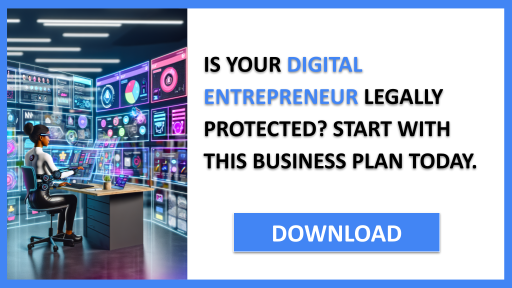 Business Plan Example for Digital Entrepreneur - Digital Entrepreneur Legal Considerations- CTA1