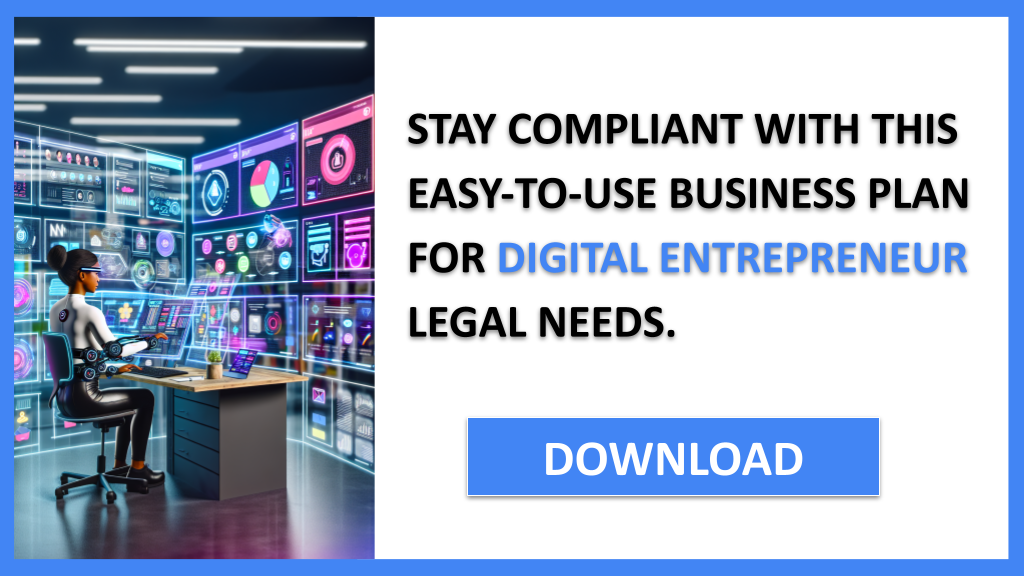 Business Plan Example for Digital Entrepreneur - Digital Entrepreneur Legal Considerations- CTA3