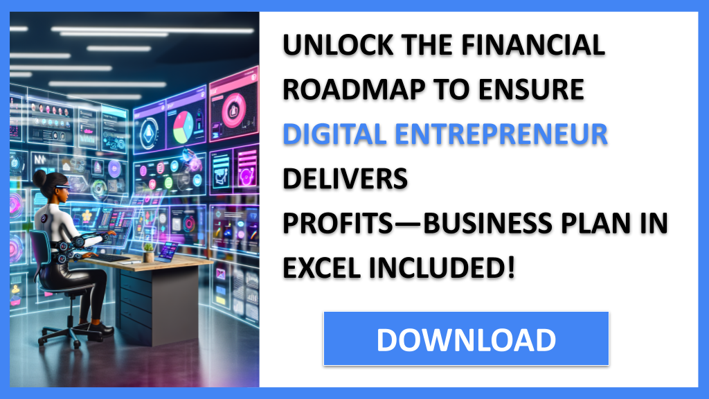 Business Plan Example for Digital Entrepreneur - Digital Entrepreneur Profitability- CTA2