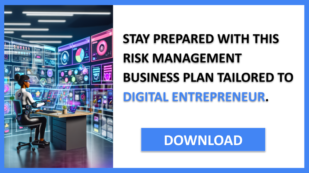Business Plan Example for Digital Entrepreneur - Digital Entrepreneur Risk Management- CTA3