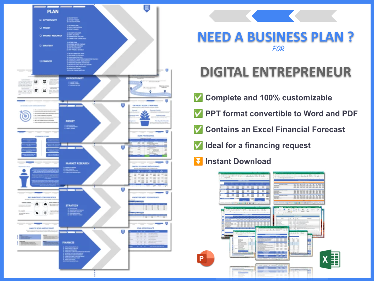 Do you need a business plan for Digital Entrepreneur - Digital Entrepreneur Feasibility Study