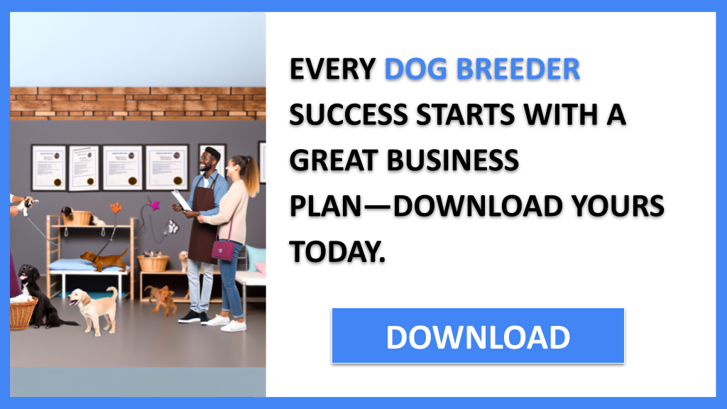 Business Plan Example for Dog Breeder - Dog Breeder Business Plan- CTA1