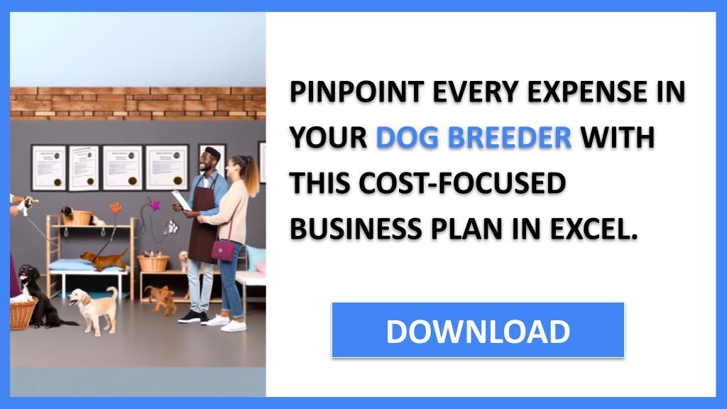 Business Plan Example for Dog Breeder - Dog Breeder Costs- CTA2