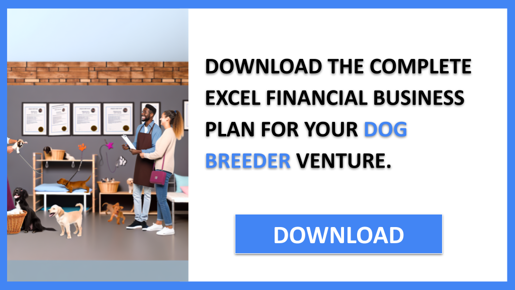 Business Plan Example for Dog Breeder - Dog Breeder Financial Plan- CTA2