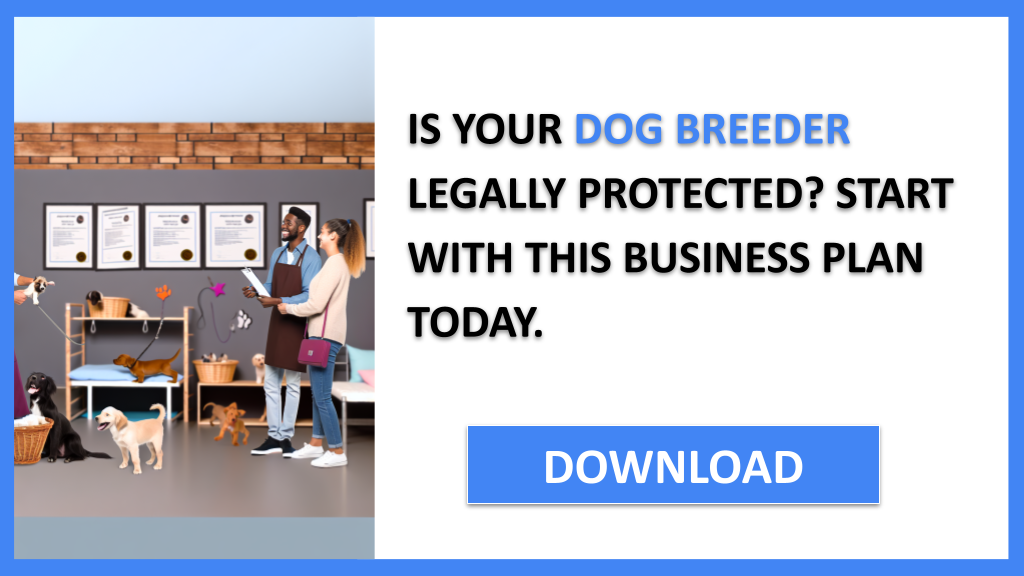 Business Plan Example for Dog Breeder - Dog Breeder Legal Considerations- CTA1