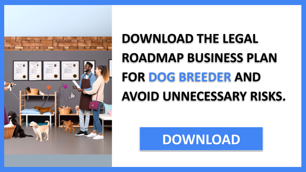 Business Plan Example for Dog Breeder - Dog Breeder Legal Considerations- CTA2