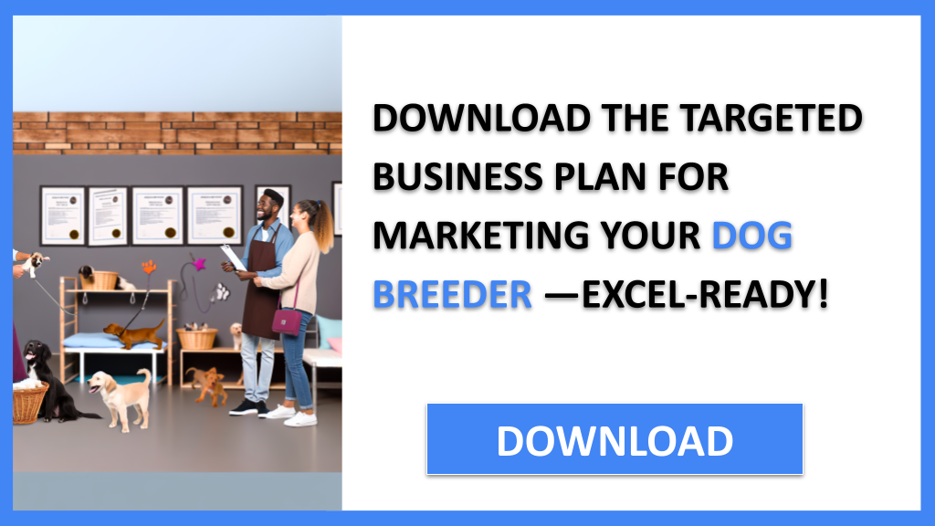 Business Plan Example for Dog Breeder - Dog Breeder Marketing Plan- CTA2