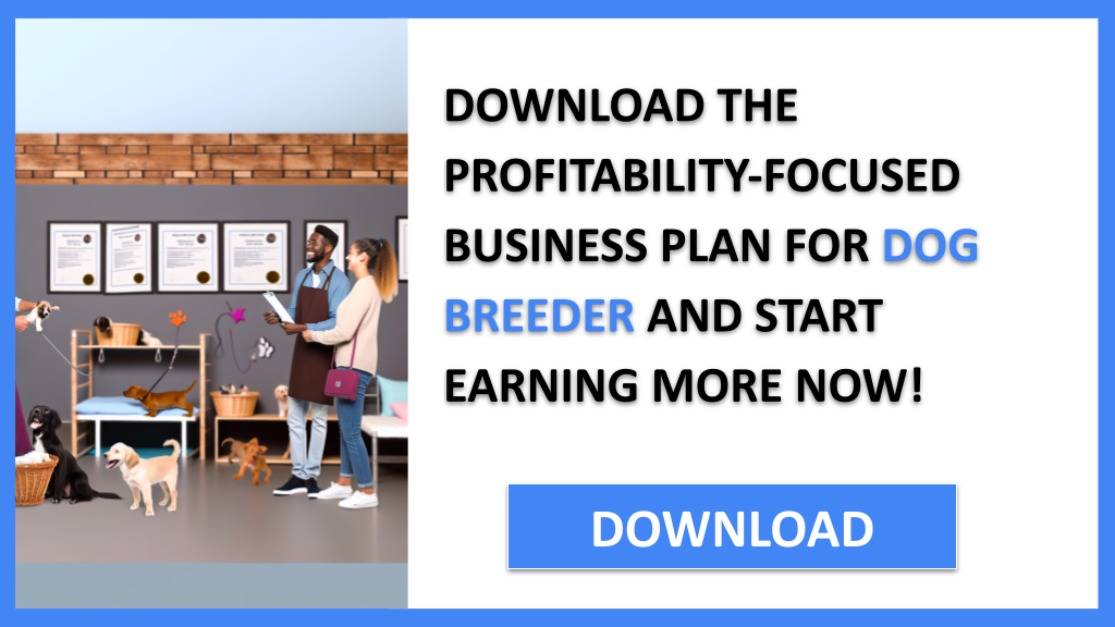 Business Plan Example for Dog Breeder - Dog Breeder Profitability- CTA3