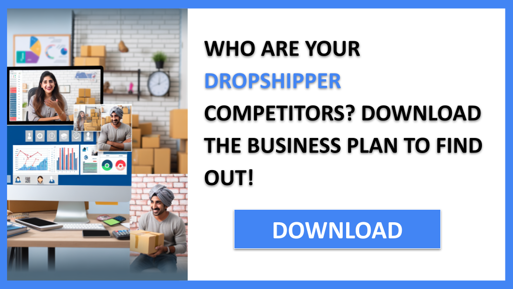 Business Plan Example for Dropshipper - Dropshipper Competition Study- CTA1