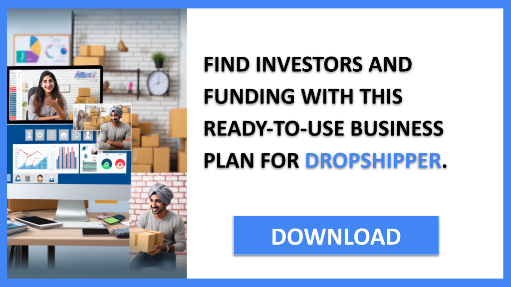 Business Plan Example for Dropshipper - Dropshipper Funding Options- CTA3