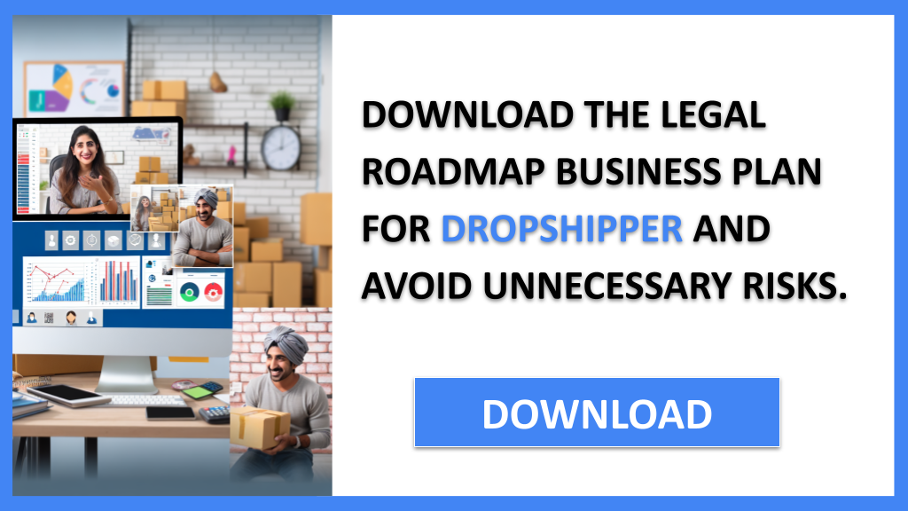 Business Plan Example for Dropshipper - Dropshipper Legal Considerations- CTA2