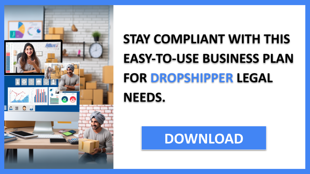 Business Plan Example for Dropshipper - Dropshipper Legal Considerations- CTA3