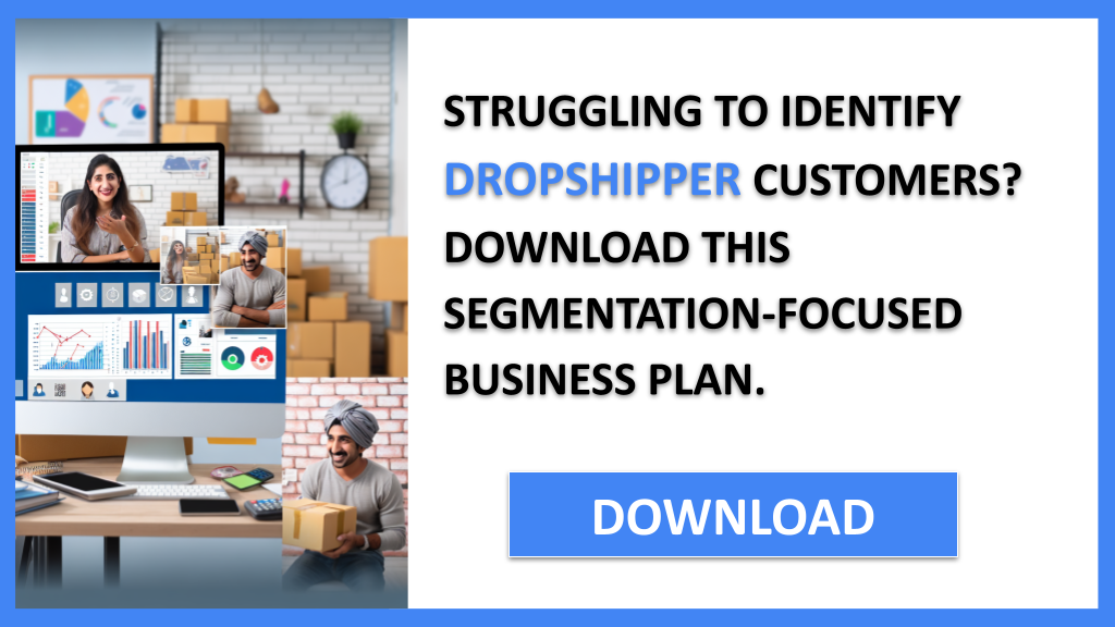 Business Plan Example for Dropshipper - Dropshipper Customer Segments- CTA1