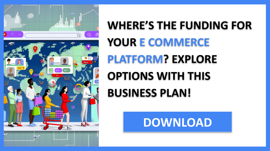 Business Plan Example for E Commerce Platform - E Commerce Platform Funding Options- CTA1