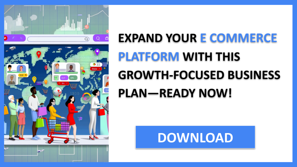 Business Plan Example for E Commerce Platform - E Commerce Platform Growth Strategy- CTA3