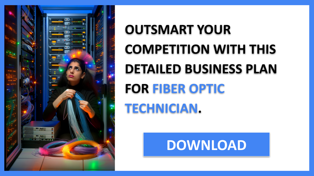 Business Plan Example for Fiber Optic Technician - Fiber Optic Technician Competition Study- CTA3