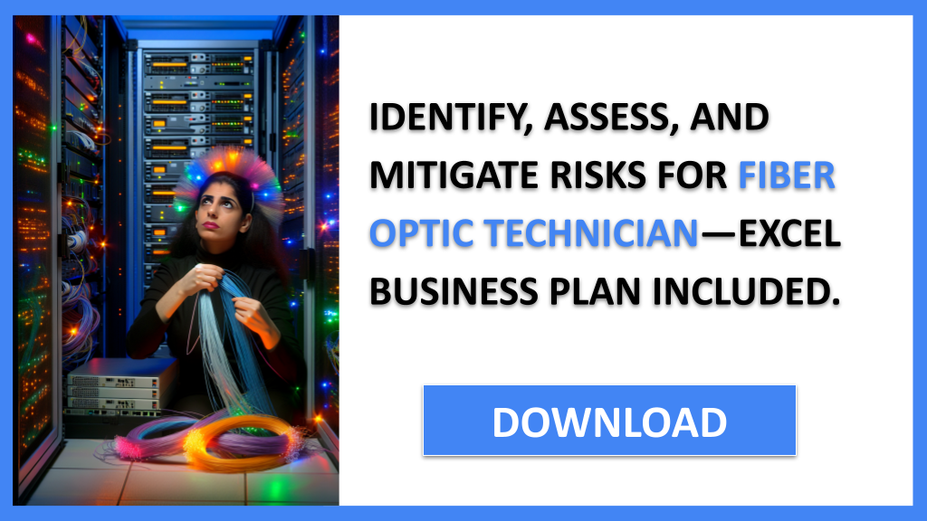 Business Plan Example for Fiber Optic Technician - Fiber Optic Technician Risk Management- CTA2