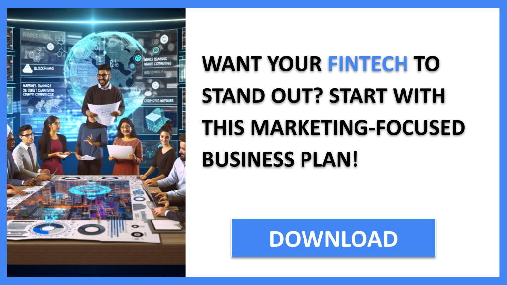 Business Plan Example for Fintech - Fintech Marketing Plan- CTA1