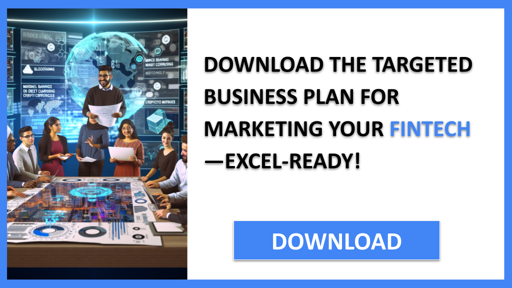 Business Plan Example for Fintech - Fintech Marketing Plan- CTA2