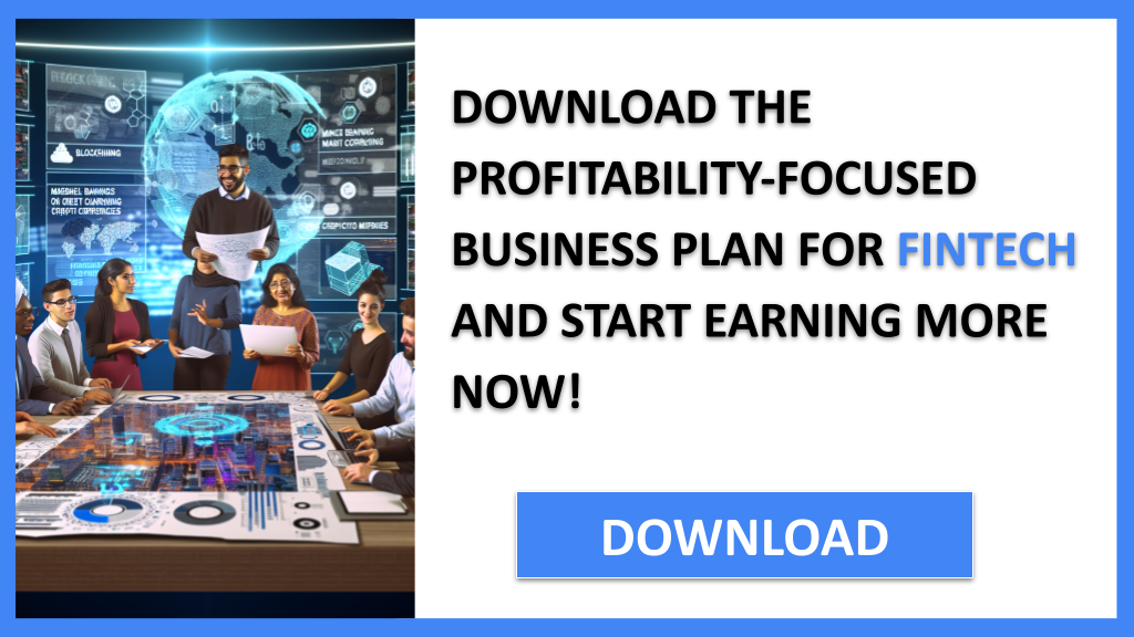 Business Plan Example for Fintech - Fintech Profitability- CTA3