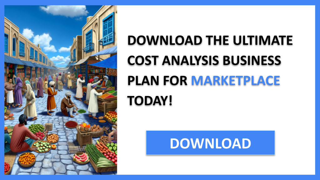 Business Plan Example for Marketplace - Marketplace Costs- CTA3