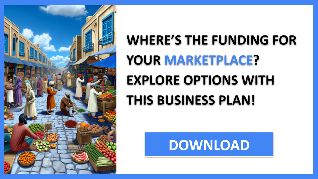 Business Plan Example for Marketplace - Marketplace Funding Options- CTA1