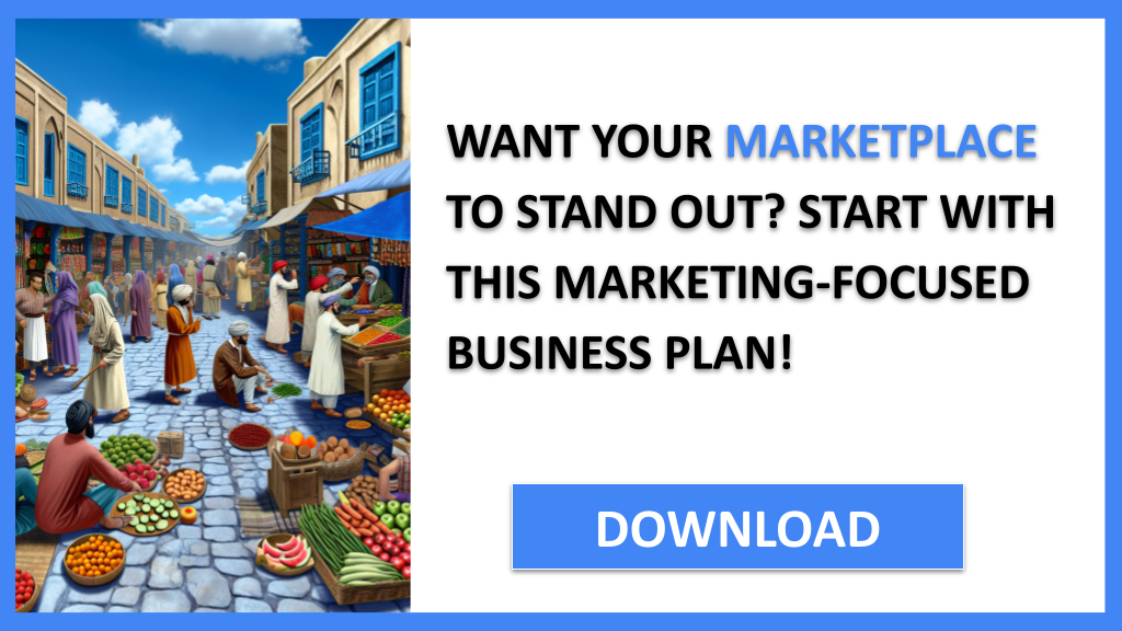 Business Plan Example for Marketplace - Marketplace Marketing Plan- CTA1
