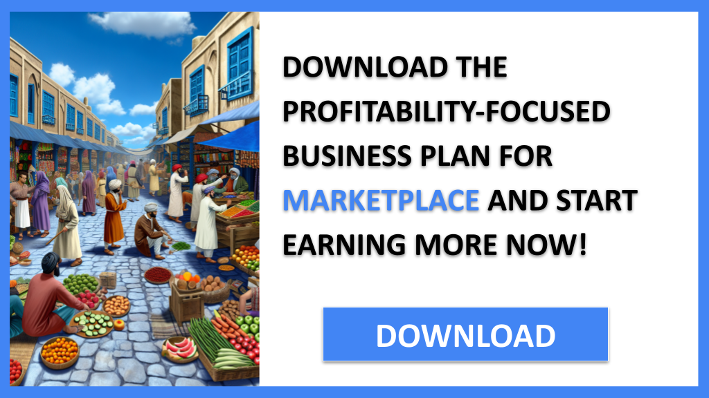 Business Plan Example for Marketplace - Marketplace Profitability- CTA3
