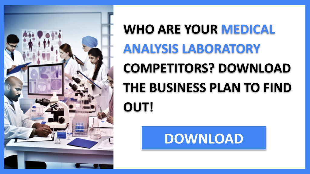 Business Plan Example for Medical Analysis Laboratory - Medical Analysis Laboratory Competition Study- CTA1