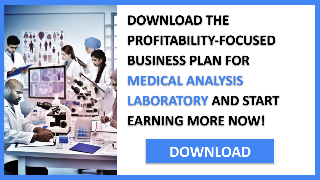 Business Plan Example for Medical Analysis Laboratory - Medical Analysis Laboratory Profitability- CTA3