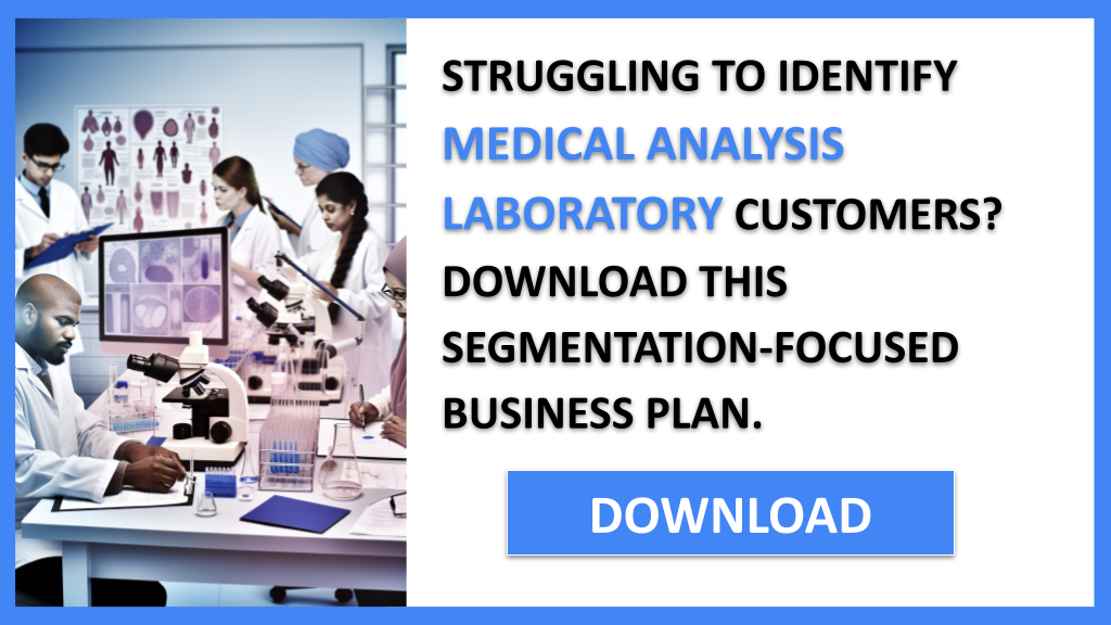 Business Plan Example for Medical Analysis Laboratory - Medical Analysis Laboratory Customer Segments- CTA1