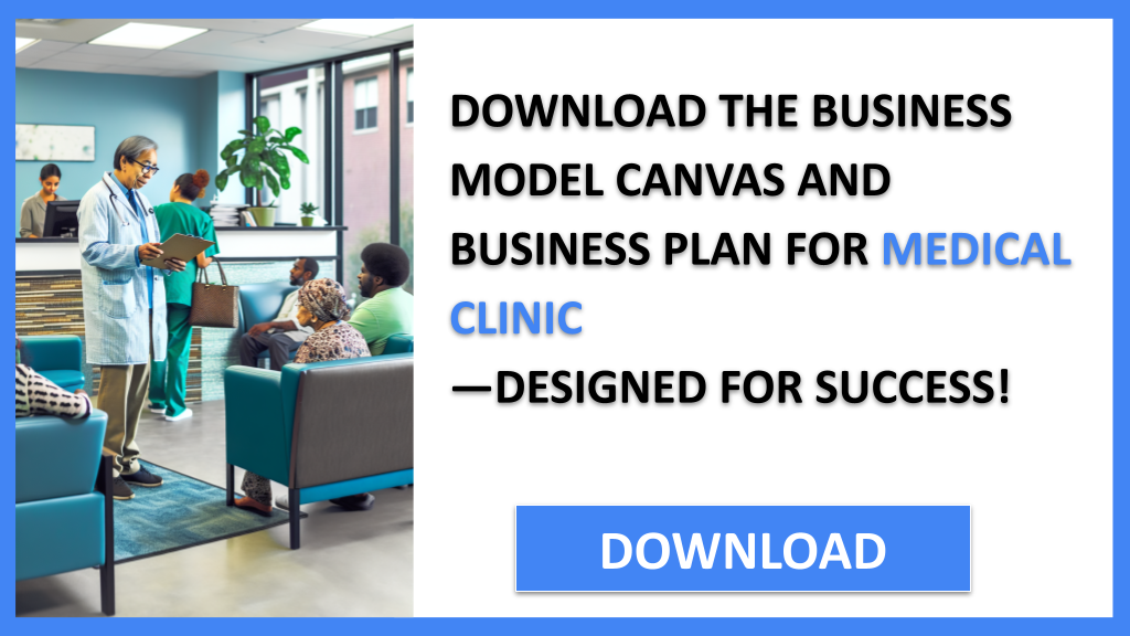 Business Plan Example for Medical Clinic - Medical Clinic Business Model Canvas- CTA2