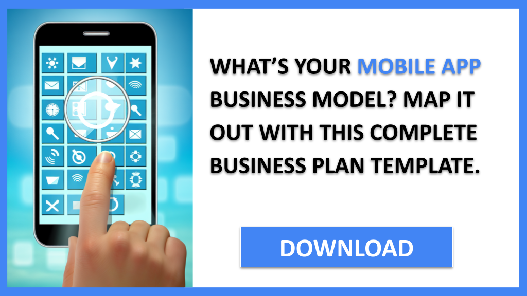 Business Plan Example for Mobile App - Mobile App Business Model Canvas- CTA1