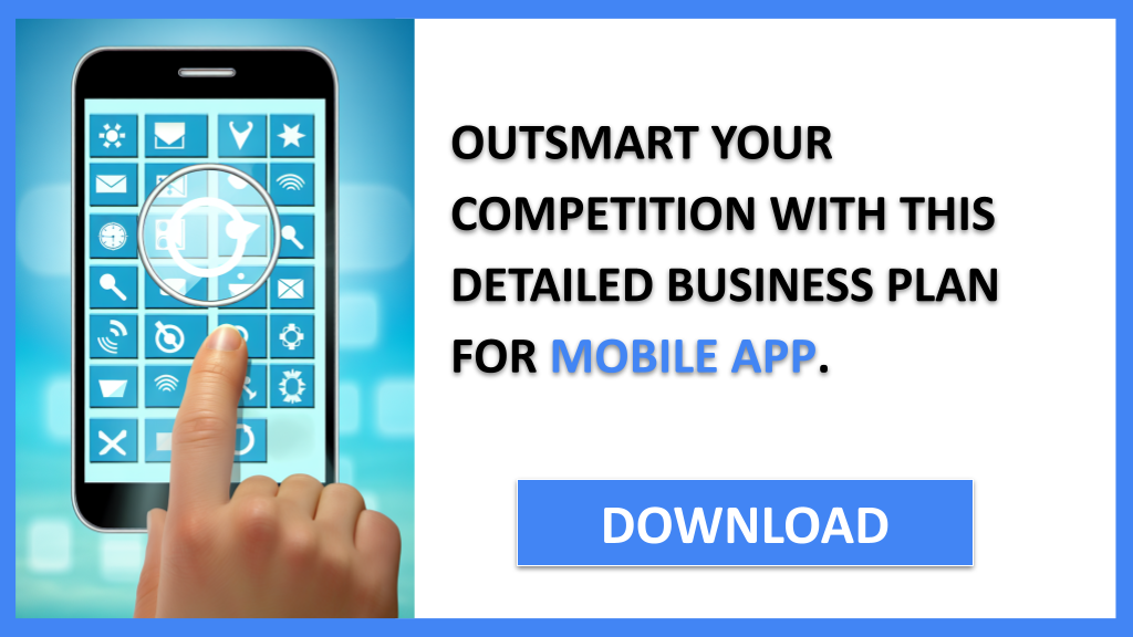 Business Plan Example for Mobile App - Mobile App Competition Study- CTA3