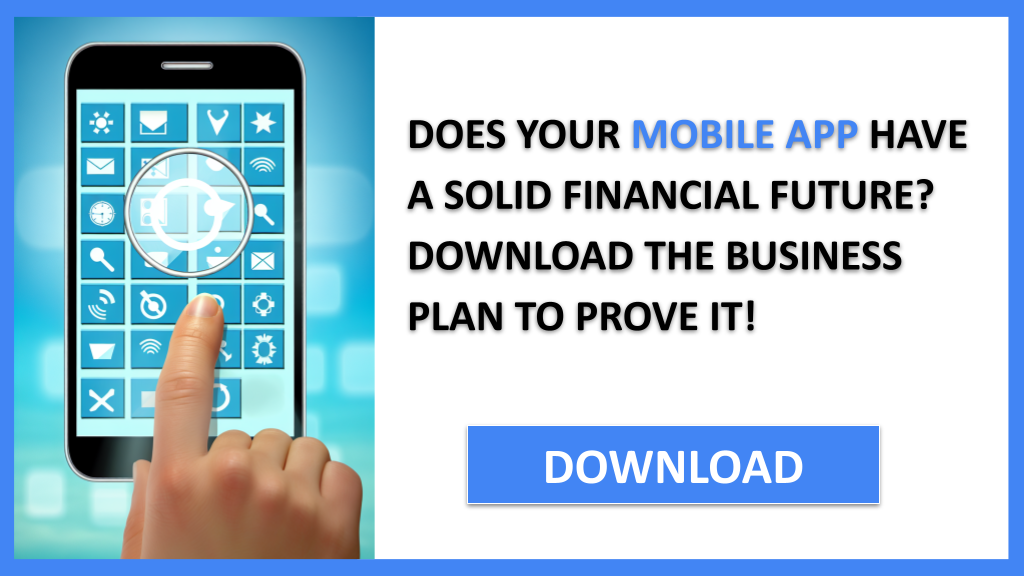 Business Plan Example for Mobile App - Mobile App Financial Plan- CTA1