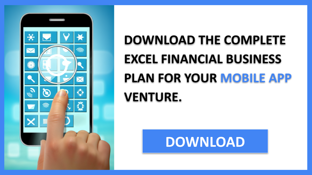 Business Plan Example for Mobile App - Mobile App Financial Plan- CTA2