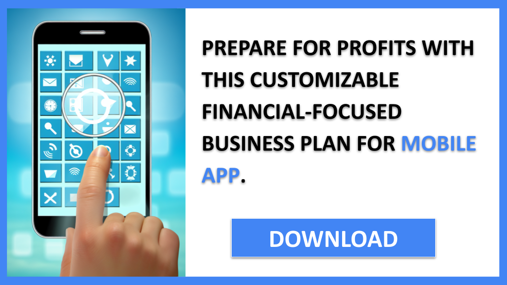 Business Plan Example for Mobile App - Mobile App Financial Plan- CTA3
