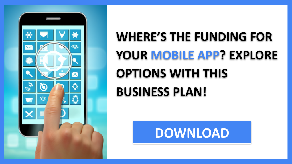 Business Plan Example for Mobile App - Mobile App Funding Options- CTA1