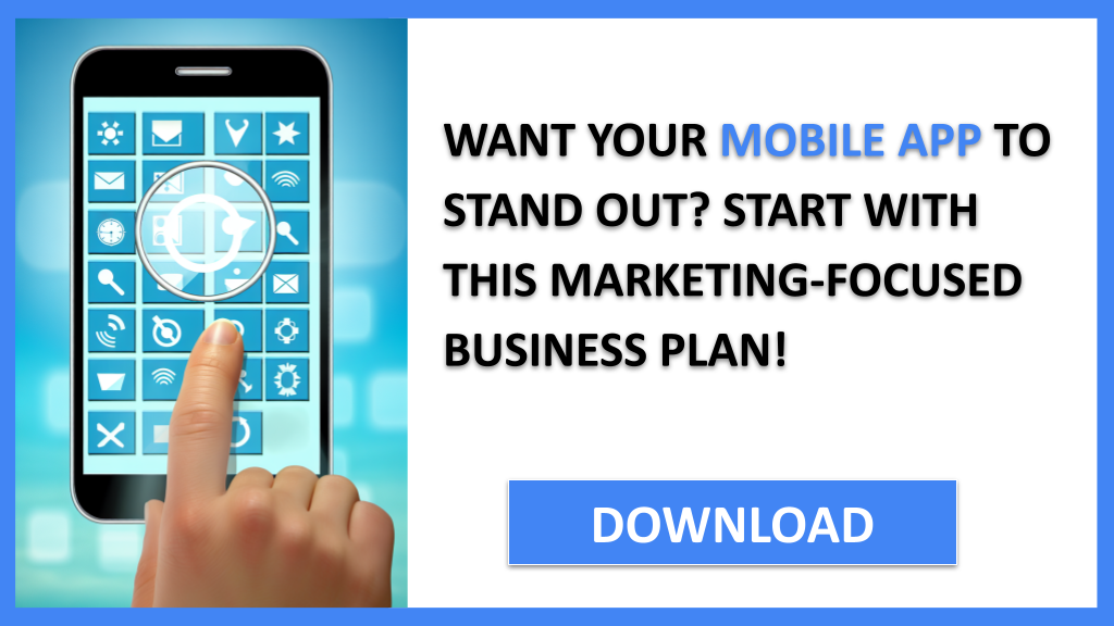 Business Plan Example for Mobile App - Mobile App Marketing Plan- CTA1