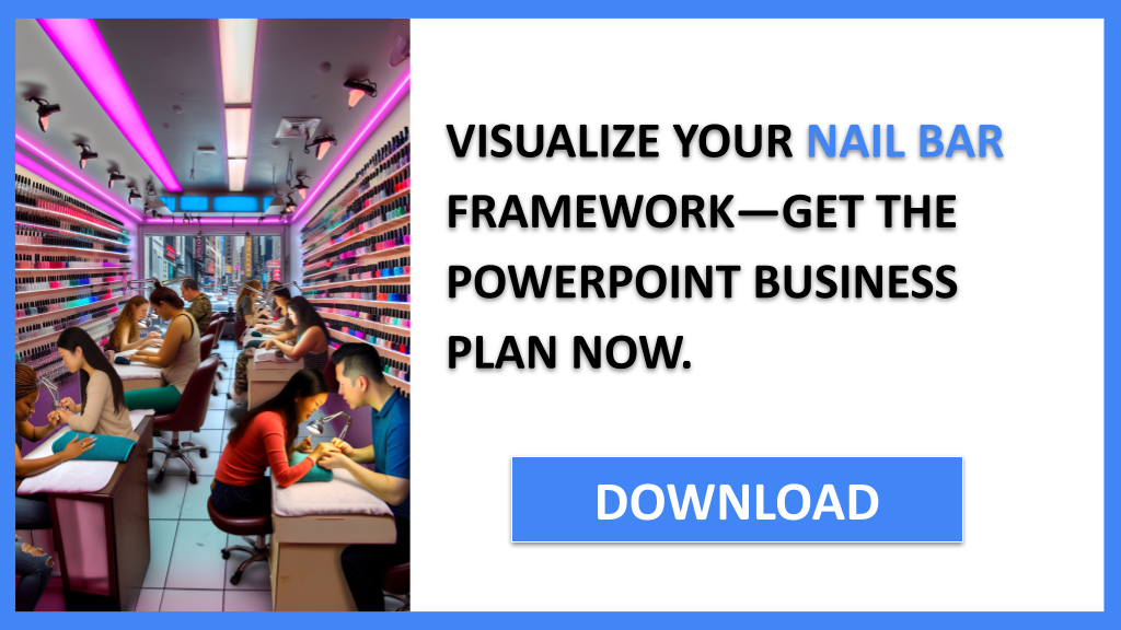 Business Plan Example for Nail Bar - Nail Bar Business Model Canvas- CTA3