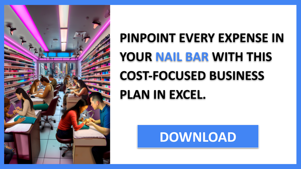 Business Plan Example for Nail Bar - Nail Bar Costs- CTA2