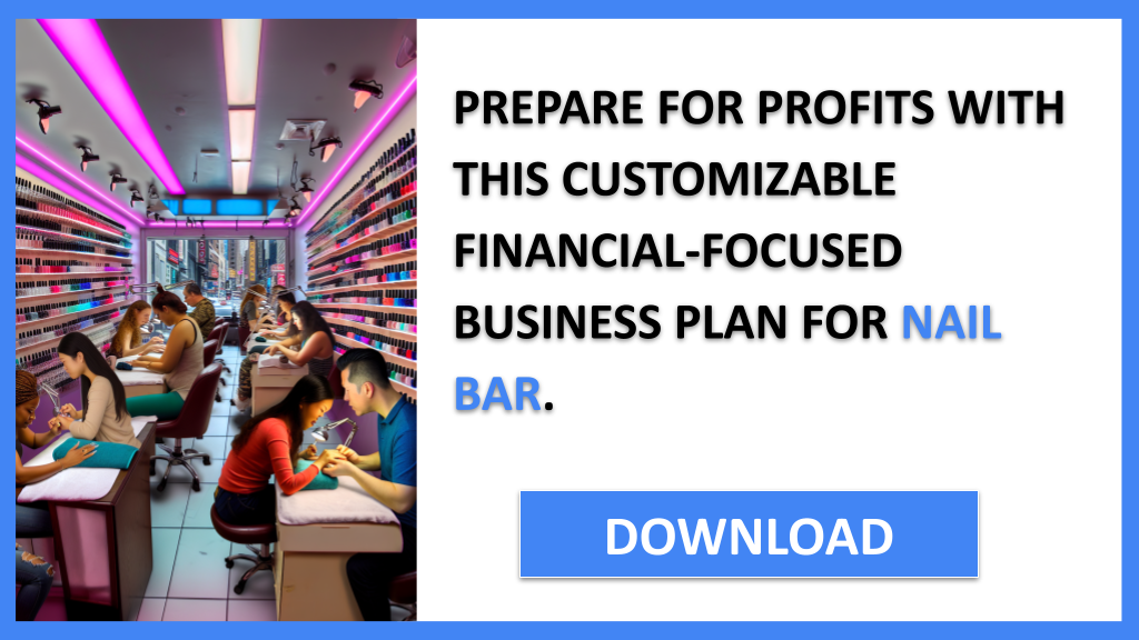 Business Plan Example for Nail Bar - Nail Bar Financial Plan- CTA3